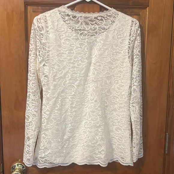 Issac Mizrahi Live! Women’s Lace Top - Picture 5 of 6